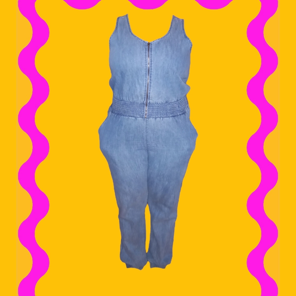 Denim jumpsuit